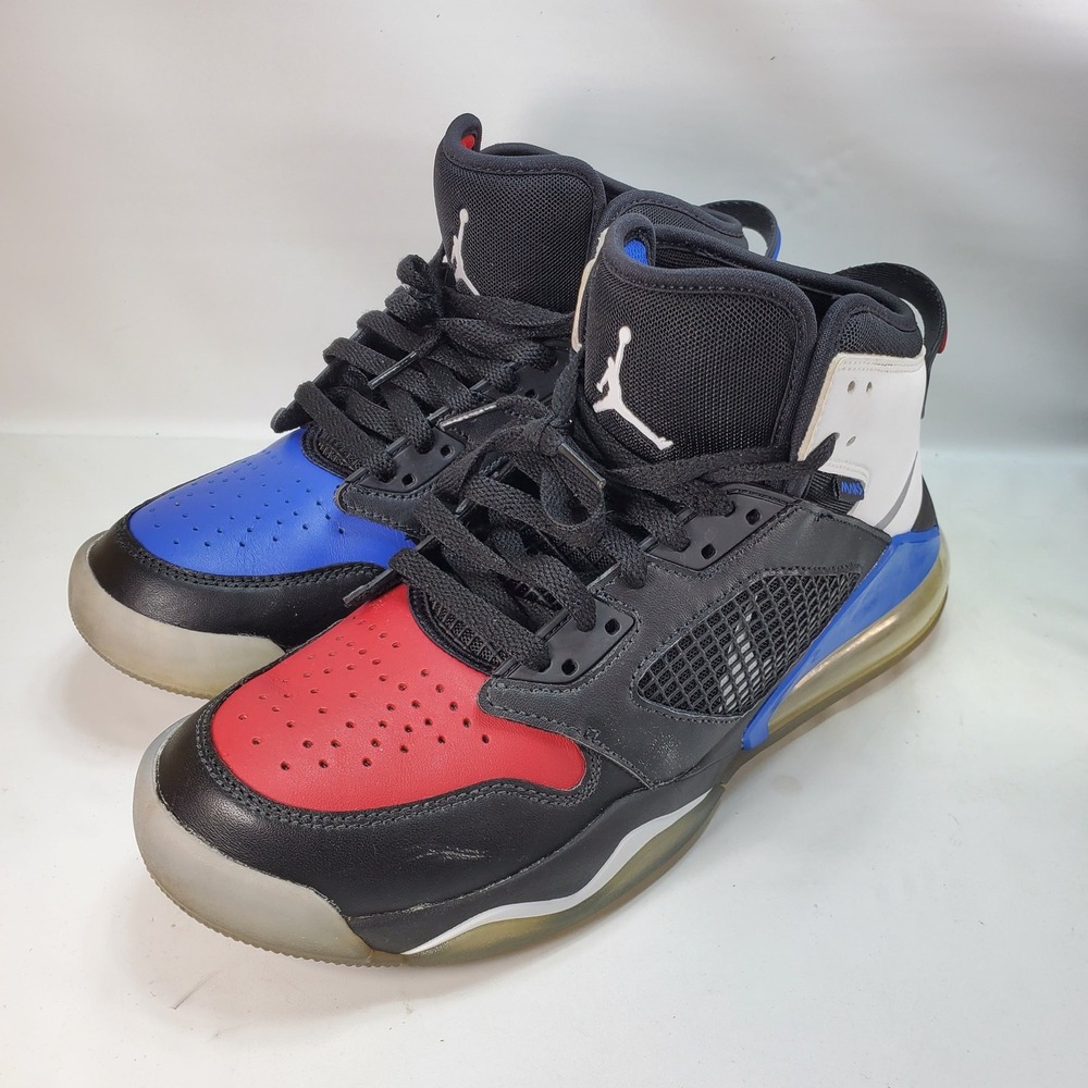 Nike Jordan Mars 270 Mens 9 Black White Red Blue 3 Hybrid Basketball CD7070-001